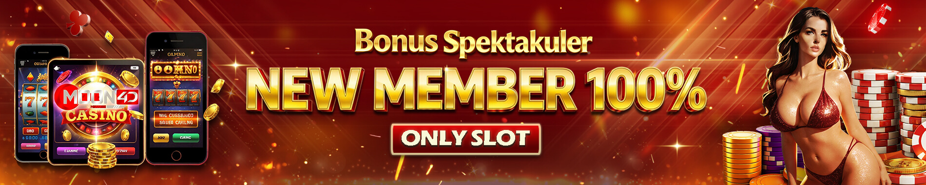 BONUS NEW MEMBER 100%